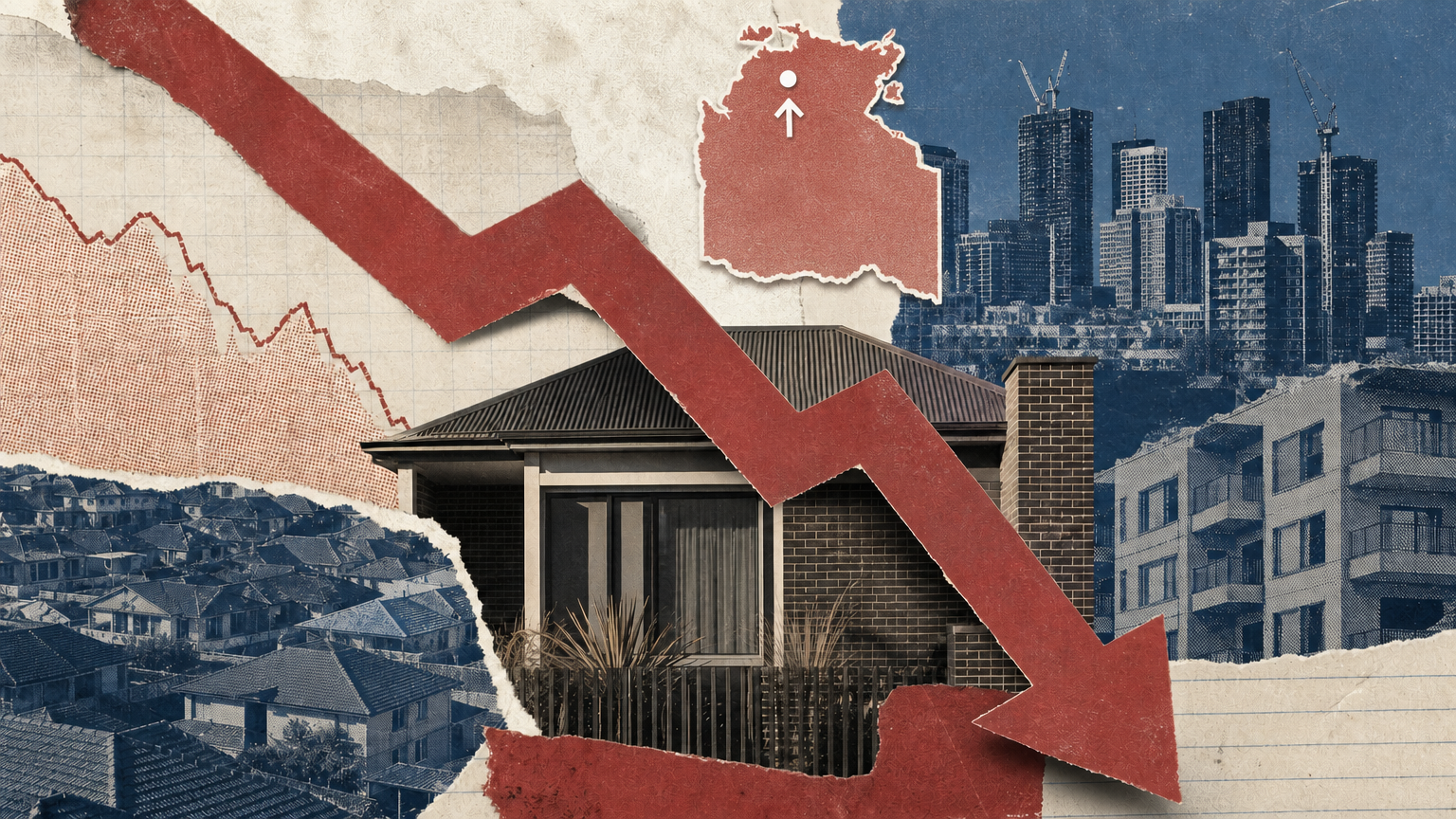 National home price falls deepen, Brisbane and Adelaide join decline